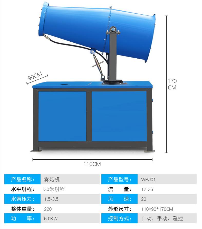 智慧工地降尘雾炮机(图2)